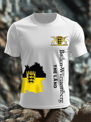 Kurzarm-T-Shirt aus Baumwolle für Männer Baden-Württ emberg