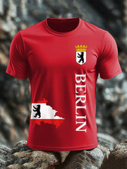 Kurzarm-T-Shirt aus Berliner Baumwolle für Männer