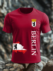 Kurzarm-T-Shirt aus Berliner Baumwolle für Männer