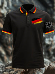 Deutschland bedrucktes Herren hemd