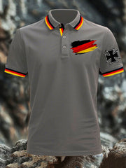 Deutschland bedrucktes Herren hemd