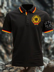 Deutschland bedrucktes Herren hemd