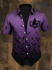 Herren Prinz der Dunkelheit Kurzarm Hemd