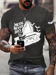 Herren prinz der Dunkelheit gedruckt lässig T-Shirt