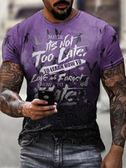 T-Shirt prinz der dunkelheit druck kurze ärmel