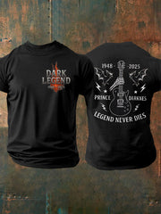 Herren Prince Of Darkness Forever Rip Legend Memorial Kurzarm T-Shirt