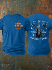 Herren Prince Of Darkness Forever Rip Legend Memorial Kurzarm T-Shirt