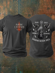 Herren Prince Of Darkness Forever Rip Legend Memorial Kurzarm T-Shirt