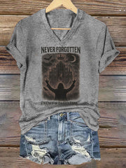 Damen Prince of Darkness bedrucktes lässiges T-Shirt