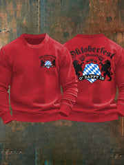 Herren Oktoberfest O'zapft ist lang ärmel iges Sweatshirt bedruckt