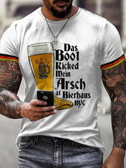 T-Shirt Das Boot Oktoberfest für Herren kurze Ärmel