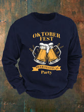 Herren CrewGerman Oktoberfest in München Print Sweatshirt