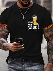 T-Shirt Das Boot Oktoberfest für Herren kurze Ärmel