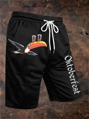 Herren Oktoberfest Print Shorts