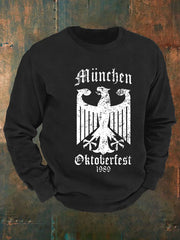 Herren CrewGerman Oktoberfest in München Print Sweatshirt