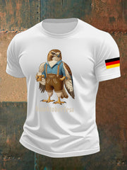Deutsches Oktoberfest der Männer in München bedrucktes T-Shirt