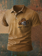 Bedruckte lässige Herren-Tops im westlichen Stil