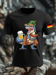 Herren CrewGerman Oktoberfest In München Bedrucktes T-Shirt
