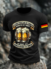 Herren Oktoberfest Bier Bedrucktes T-Shirt