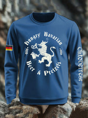 Herren Oktoberfest Print Sweatshirt