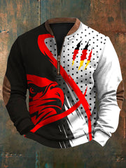 Herren Deutschland bedrucktes lässiges Sweatshirt