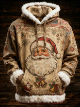 Herren Retro Weihnachten Weihnachts mann Bedruckt Hoodie