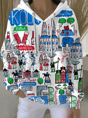 Frauen Deutschland Köln Karneval Kunst Hoodie