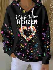 Frauen Kölner Karneval Casual Hoodie