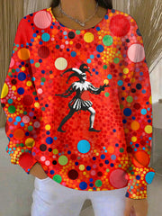 Frauen Deutschland Köln Karneval Print Casual Sweatshirt