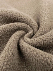 Herren Retro Plüsch Tasche Freizeit jacke