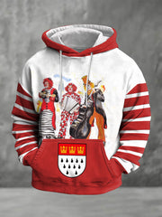 Herren Kölner Karneval Übergroßer Hoodie