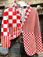 Herren Cologne Carnival Print Casual Anzüge