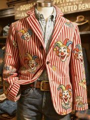 Herren Cologne Carnival Print Casual Anzüge