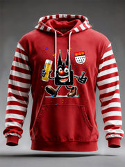 Cologne Carnival Print Casual Hoodie für Herren
