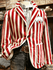 Herren Cologne Carnival Print Casual Anzüge