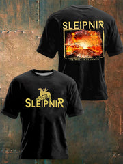 Herren-T-Shirt mit kurzen Ärmeln Sleipnir Rock Band