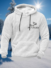 Herren Lustige Arc'Chicken Plüsch Hoodie