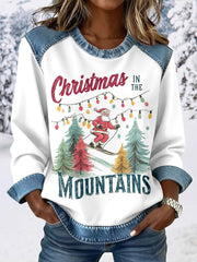 Frauen Santa Claus Ski Sweatshirts
