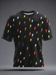 T-Shirt mit kurzen Ärmeln für Herren Rockmusik inspiriert