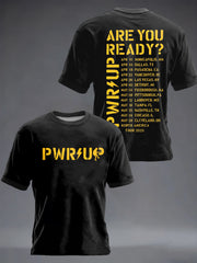 T-Shirt mit kurzen Ärmeln für Herren Rockmusik inspiriert