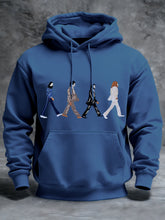 Herren-Klassisches legendäres Rock-Band-Print-Geschenk für Fans Casual Hoodie