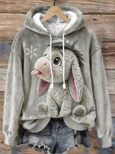 Damen-Tier kunstdruck Casual Top