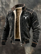 Herren Vintage Western Composite Fleece Jacke