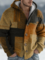 Geometrische Kunst Cardigan Herren bekleidung