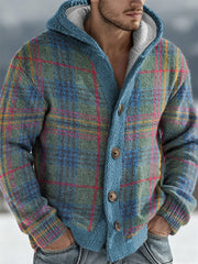 Geometrische Kunst Cardigan Herren bekleidung