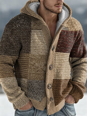 Geometrische Kunst Cardigan Herren bekleidung