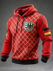 Männer deutscher Fußball 2026 Unterstützer Hoodie