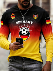 Männer Deutscher Fußball 2026 Unterstützer T-Shirt