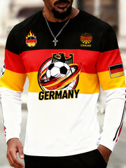 Männer Deutscher Fußball 2026 Unterstützer T-Shirt