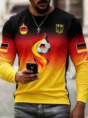 Männer Deutscher Fußball 2026 Unterstützer T-Shirt